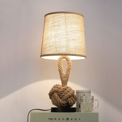 LovelyRLovely LovelyRLovely Hemp Rope Metal Table Lamp LovelyRLovely Hemp Rope Metal Table Lamp