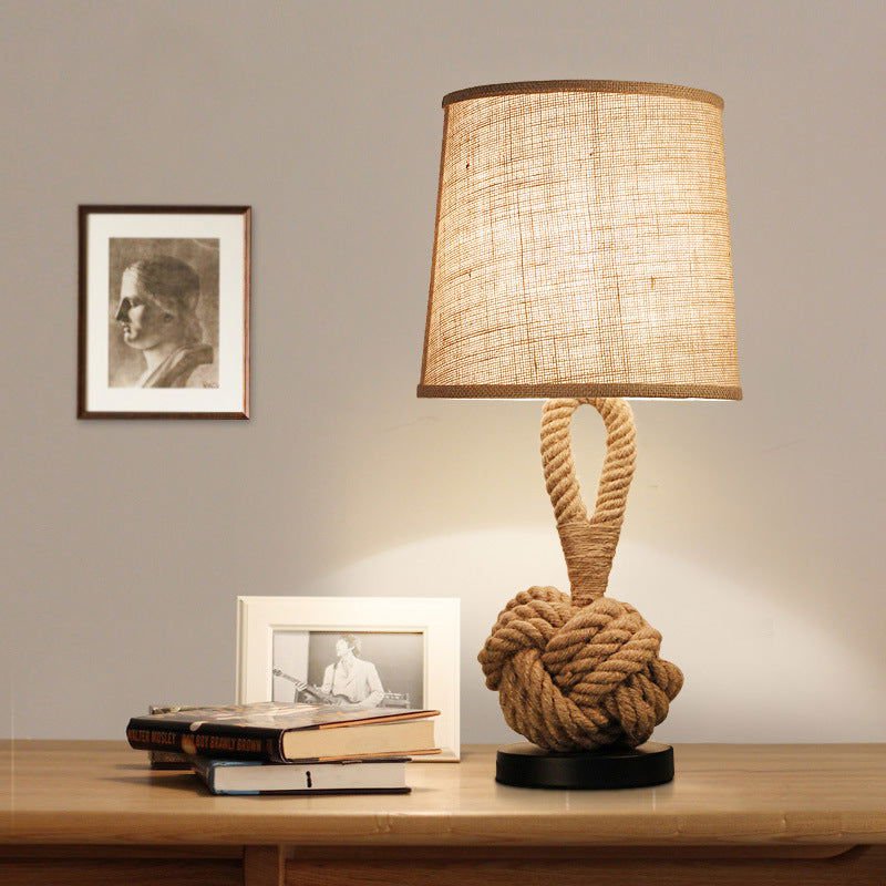 LovelyRLovely LovelyRLovely Hemp Rope Metal Table Lamp LovelyRLovely Hemp Rope Metal Table Lamp