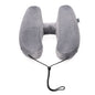 LovelyRLovely LovelyRLovely Hooded Travel Pillow Light Grey LovelyRLovely Hooded Travel Pillow