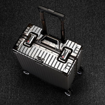 LovelyRLovely LovelyRLovely Horizontal Square Aluminiu LovelyRLovely Horizontal Square Aluminium Frame Suitcase