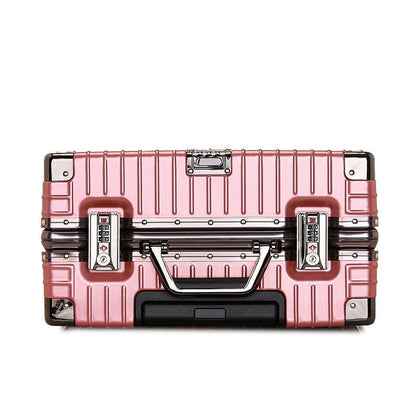 LovelyRLovely LovelyRLovely Horizontal Square Aluminiu LovelyRLovely Horizontal Square Aluminium Frame Suitcase