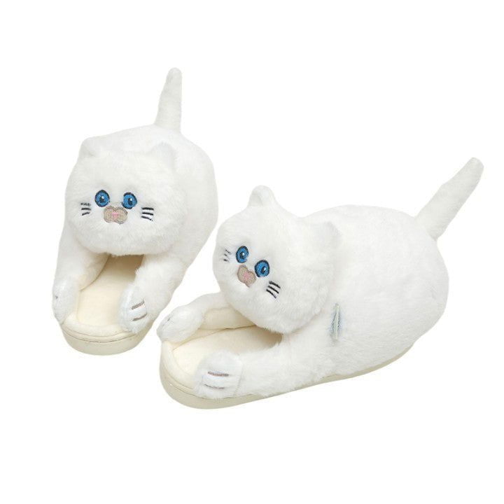 LovelyRLovely LovelyRLovely Hug Plush Warms Simulation LovelyRLovely Hug Plush Warms Simulation Cat Slippers