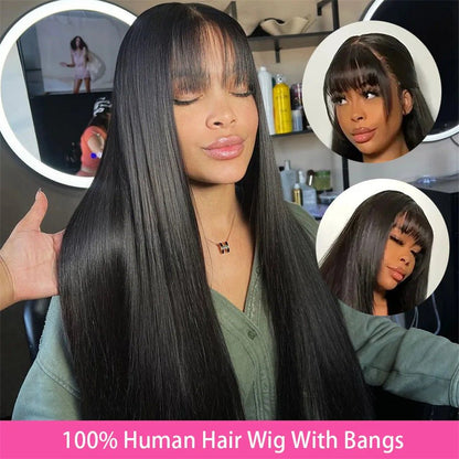 LovelyRLovely LovelyRLovely Human Hair Bang Straight W LovelyRLovely Human Hair Bang Straight Wig