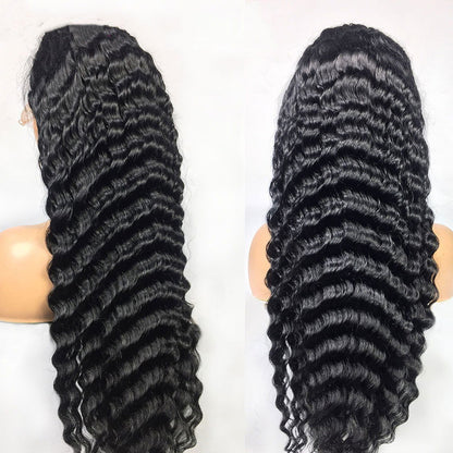 LovelyRLovely LovelyRLovely Human Hair Deep Wave Lace LovelyRLovely Human Hair Deep Wave Lace Frontal Wig