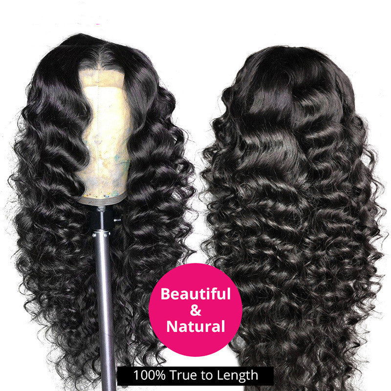 LovelyRLovely LovelyRLovely Human Hair Loose Deep Wave LovelyRLovely Human Hair Loose Deep Wave Wig