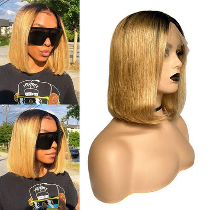 LovelyRLovely LovelyRLovely Human Hair Ombre Bob Wig 12inch LovelyRLovely Human Hair Ombre Bob Wig