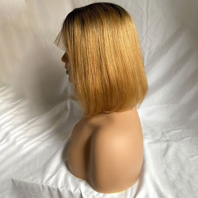 LovelyRLovely LovelyRLovely Human Hair Ombre Bob Wig 12inch LovelyRLovely Human Hair Ombre Bob Wig