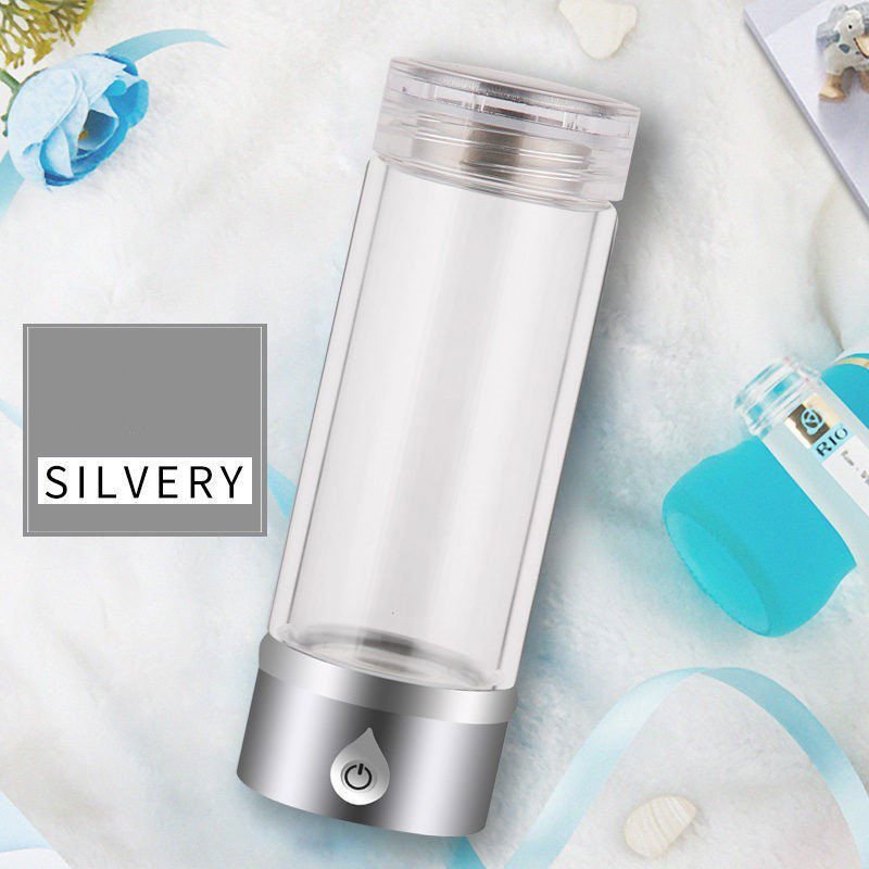 LovelyRLovely LovelyRLovely Hydrogen Water Ionizer Bot Silver LovelyRLovely Hydrogen Water Ionizer Bottle