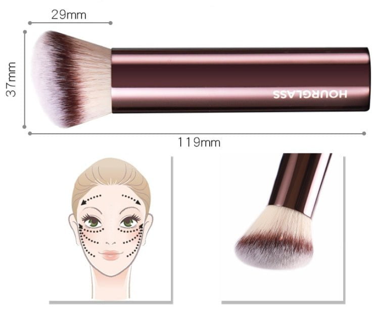 LovelyRLovely LovelyRLovely Inclined Flat Head Foundat Default LovelyRLovely Inclined Flat Head Foundation Makeup Brush