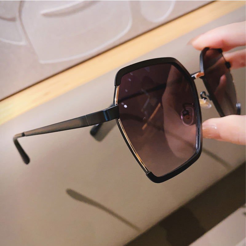 LovelyRLovely LovelyRLovely Ins Vintage Half-Frame Sun LovelyRLovely Ins Vintage Half-Frame Sunglasses