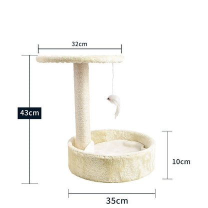 LovelyRLovely LovelyRLovely Integrated Cat Climbing Fr Apricot disc LovelyRLovely Integrated Cat Climbing Frame