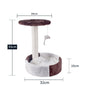 LovelyRLovely LovelyRLovely Integrated Cat Climbing Fr Coffee white disc LovelyRLovely Integrated Cat Climbing Frame