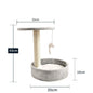 LovelyRLovely LovelyRLovely Integrated Cat Climbing Fr Grey disc LovelyRLovely Integrated Cat Climbing Frame