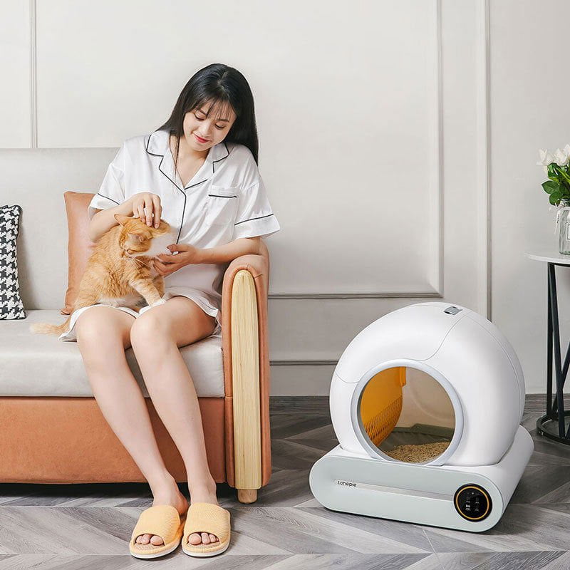 LovelyRLovely LovelyRLovely Intelligent Cat Litter Aut LovelyRLovely Fully Enclosed Automatic Intelligent Cat Litter