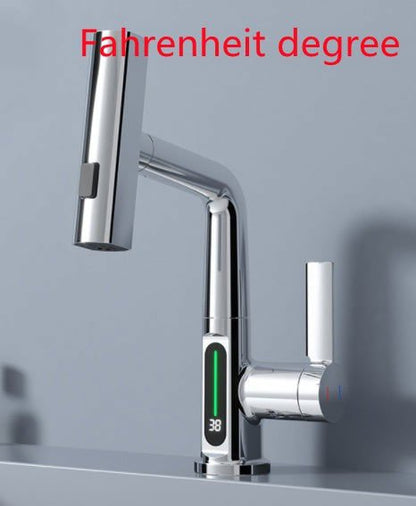 LovelyRLovely LovelyRLovely Intelligent Digital Displa Silver Fahrenheit display LovelyRLovely Intelligent Digital Display Faucet