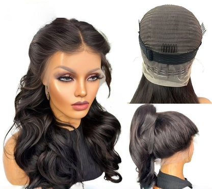 LovelyRLovely LovelyRLovely Invisible Strap Body Wave Glueless Wig 180% / 360 HD Glueless Wig / 30inches LovelyRLovely Invisible Strap Body Wave Glueless Wig