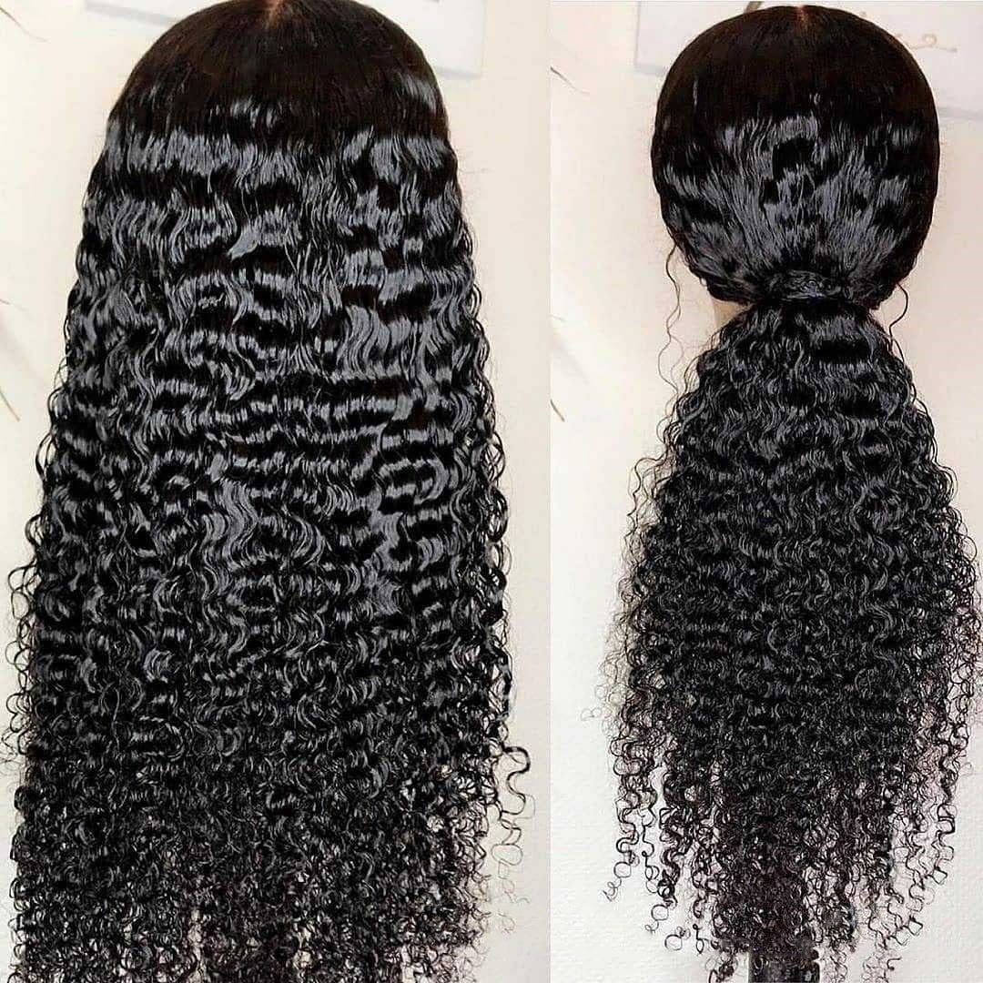 LovelyRLovely LovelyRLovely Jerry Curly Human Hair Lac LovelyRLovely Jerry Curly Human Hair Wig