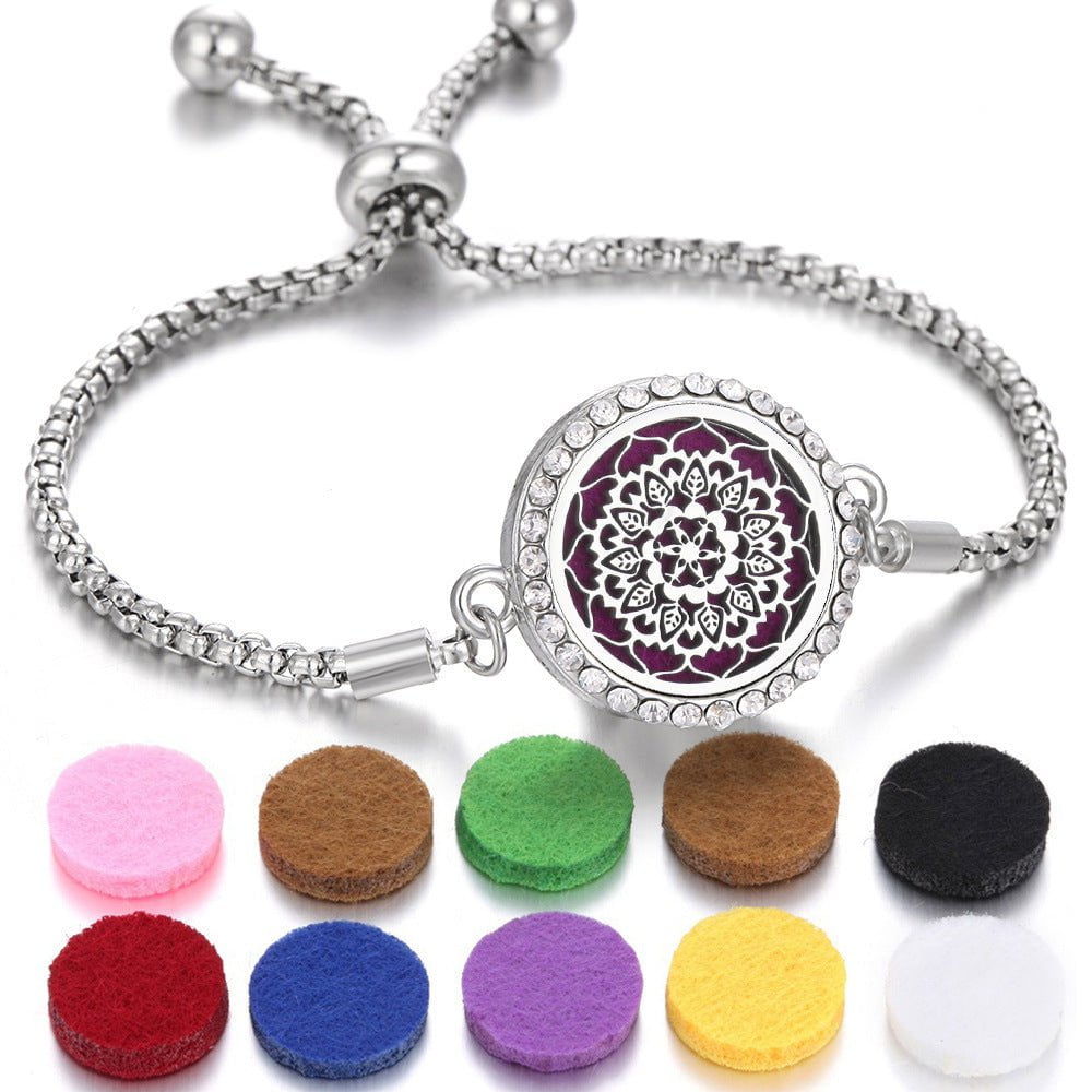 LovelyRLovely LovelyRLovely Kaleidoscope Aromatherapy Style5to10 cotton flakes LovelyRLovely Kaleidoscope Aromatherapy Bracelet