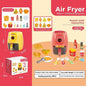 LovelyRLovely LovelyRLovely Kids Air Fryer Simulating Tomato Red English Version LovelyRLovely Kids Air Fryer Simulating Play Set