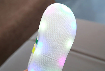 LovelyRLovely LovelyRLovely Kimmy White LED Sneakers LovelyRLovely Kimmy White LED Sneakers