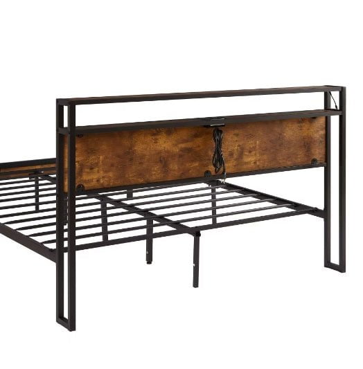 LovelyRLovely LovelyRLovely King Size Metal Platform B Black LovelyRLovely King Size Metal Platform Bed Frame