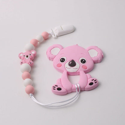 LovelyRLovely LovelyRLovely Koala Anti-drop Teether Se Pink LovelyRLovely Koala Anti-drop Teether Set