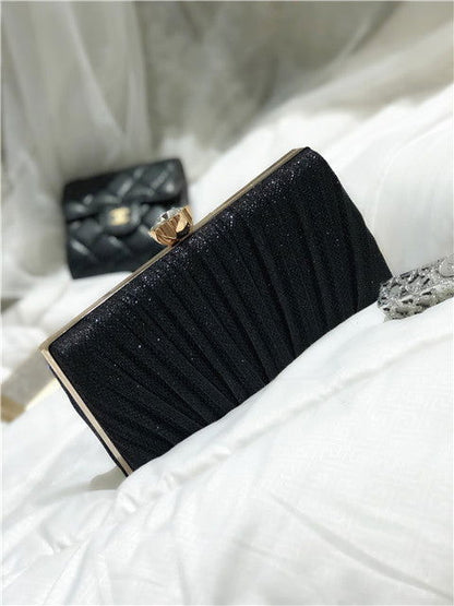 LovelyRLovely LovelyRLovely Ladies Cheongsam Banquet T Black / B LovelyRLovely Ladies Cheongsam Banquet Temperament Clutch