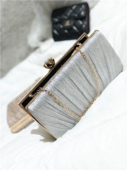 LovelyRLovely LovelyRLovely Ladies Cheongsam Banquet T Silver / B LovelyRLovely Ladies Cheongsam Banquet Temperament Clutch