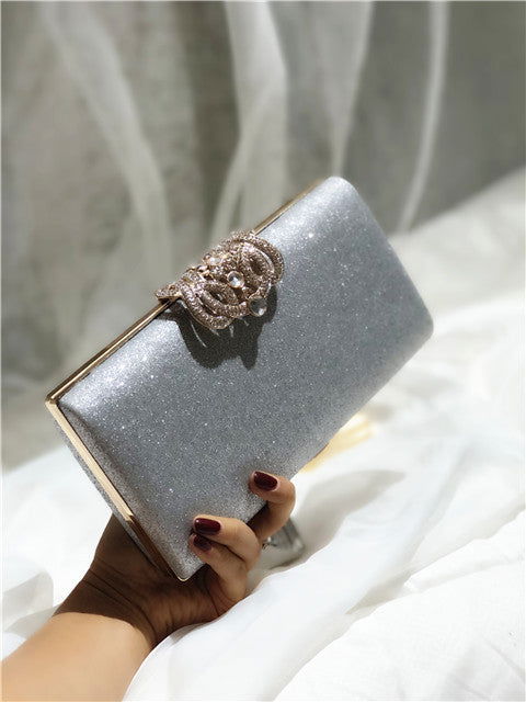 LovelyRLovely LovelyRLovely Ladies Cheongsam Banquet T Silver / C LovelyRLovely Ladies Cheongsam Banquet Temperament Clutch