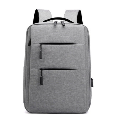 LovelyRLovely LovelyRLovely Laptop Backpack With USB Light grey LovelyRLovely Laptop Backpack With USB