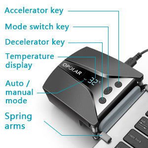 LovelyRLovely LovelyRLovely Laptop Exhaust Radiator Si Black LovelyRLovely Laptop Exhaust Radiator Side-suction