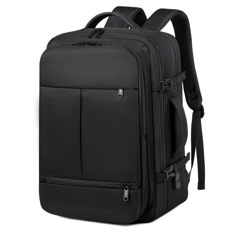 LovelyRLovely LovelyRLovely Large Capacity Multiple Po Black LovelyRLovely Large Capacity Multiple Pockets And Zippers Backpack