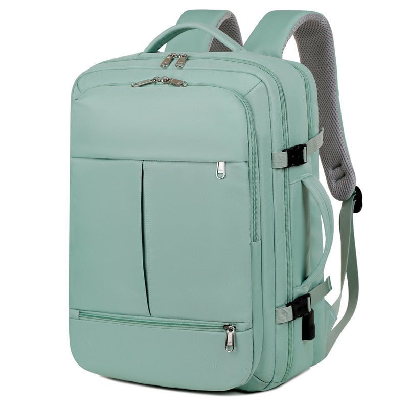 LovelyRLovely LovelyRLovely Large Capacity Multiple Po Green LovelyRLovely Large Capacity Multiple Pockets And Zippers Backpack