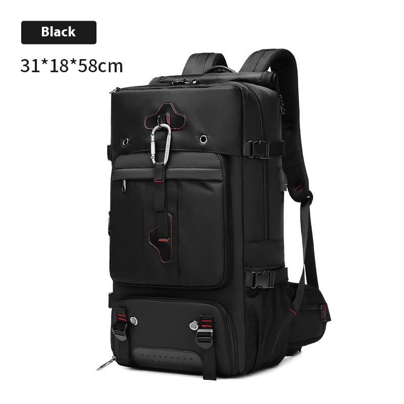 LovelyRLovely LovelyRLovely Large Capacity Outdoor Tra Black LovelyRLovely Large Capacity Outdoor Travel Backpack