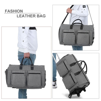 LovelyRLovely LovelyRLovely Large Capacity Travel Fold Grey LovelyRLovely Large Capacity Travel Folding Bag