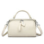 LovelyRLovely LovelyRLovely Leather Large Capacity Sho Beige LovelyRLovely Leather Large Capacity Shoulder Crossbody Bag