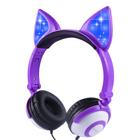 LovelyRLovely LovelyRLovely LED flashing Cat Ear Headp LovelyRLovely LED flashing Cat Ear Headphones