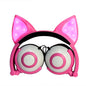 LovelyRLovely LovelyRLovely LED flashing Cat Ear Headp Peach pink LovelyRLovely LED flashing Cat Ear Headphones