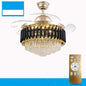 LovelyRLovely LovelyRLovely LED Frequency Conversion F 42inch remote control LovelyRLovely LED Frequency Conversion Fan Light Crystal Chandelier