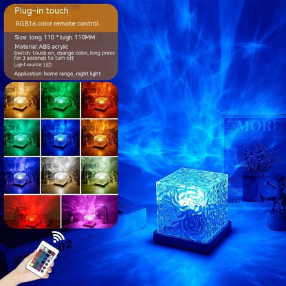 LovelyRLovely LovelyRLovely LED Water Ripple Ambient N 3W / 16color plug in square / 1PC LovelyRLovely LED Water Ripple Ambient Night Light