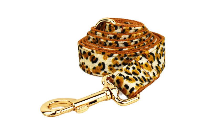 LovelyRLovely LovelyRLovely Leopard Print Dog Collar S LovelyRLovely Leopard Print Dog Collar Set