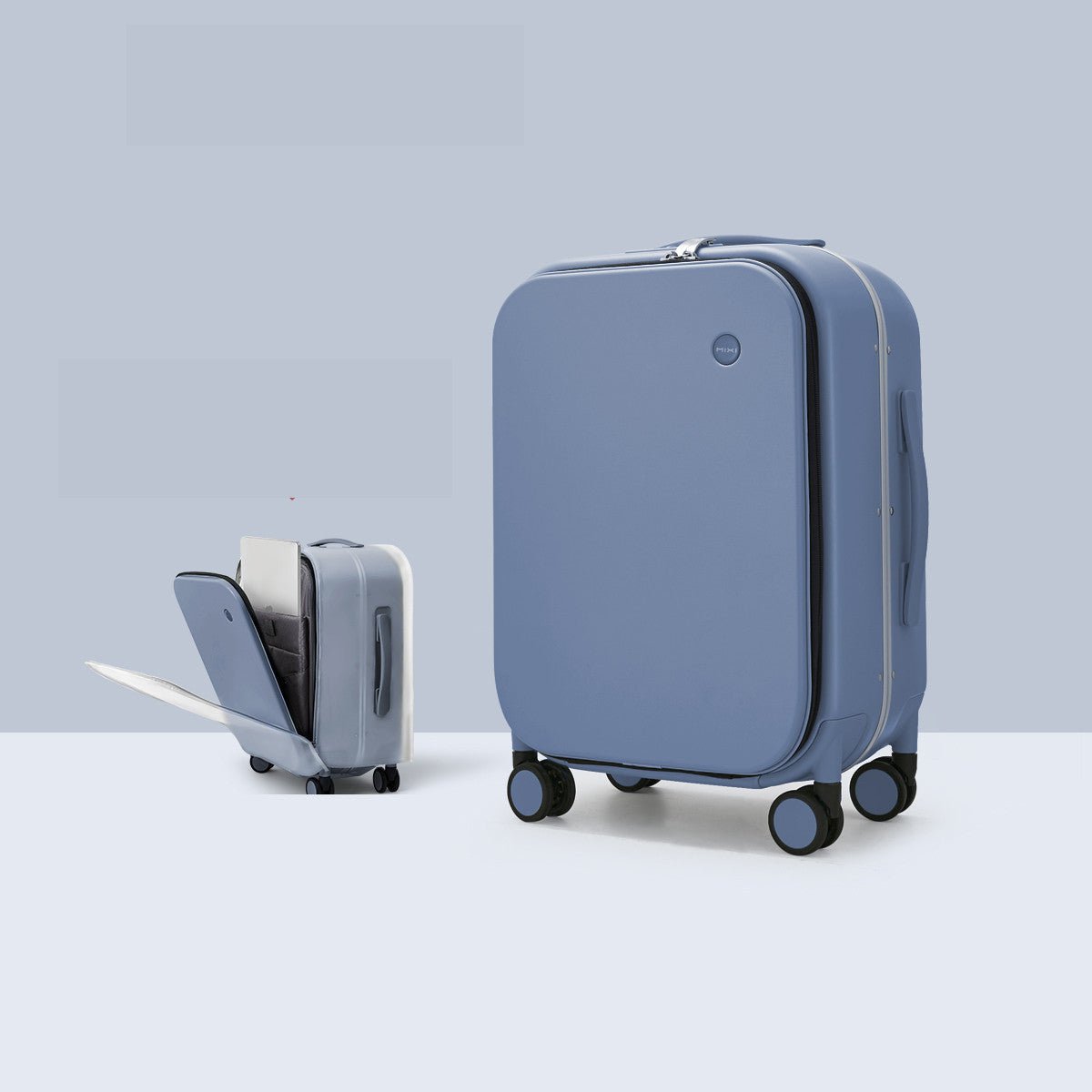 LovelyRLovely LovelyRLovely Light And Durable Aluminiu Blue / 18inches LovelyRLovely Light And Durable Aluminium Frame Suitcase