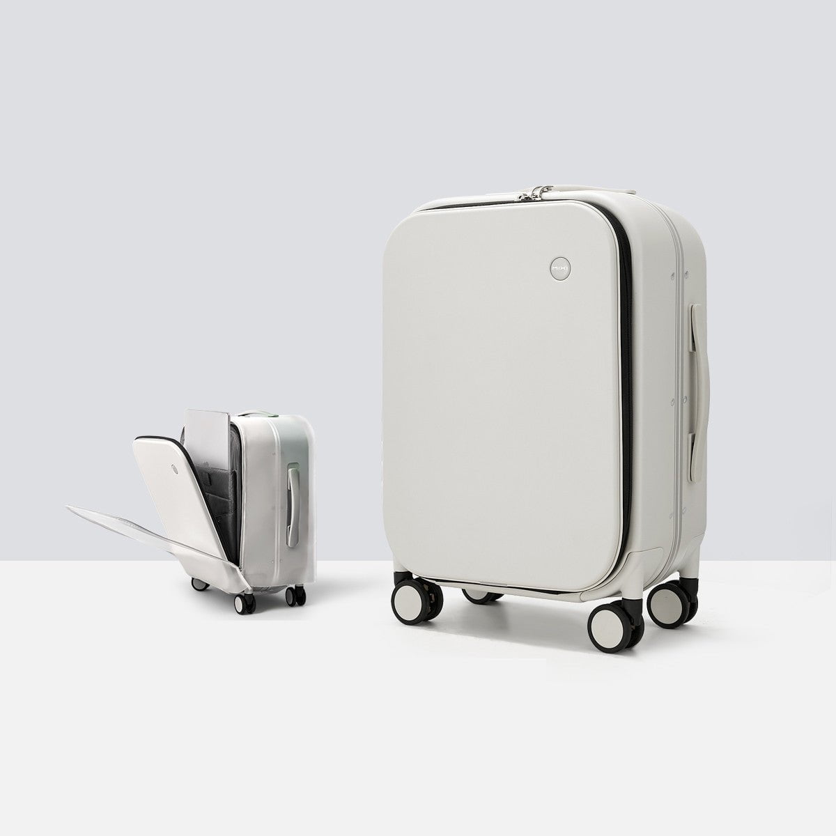 LovelyRLovely LovelyRLovely Light And Durable Aluminiu White / 18inches LovelyRLovely Light And Durable Aluminium Frame Suitcase