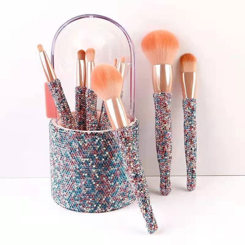 LovelyRLovely LovelyRLovely Light Luxury Diamond-embed LovelyRLovely Light Luxury Diamond-embedded Makeup Brush Set