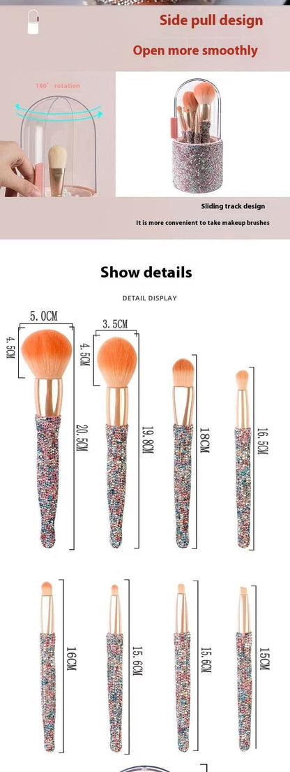 LovelyRLovely LovelyRLovely Light Luxury Diamond-embed LovelyRLovely Light Luxury Diamond-embedded Makeup Brush Set