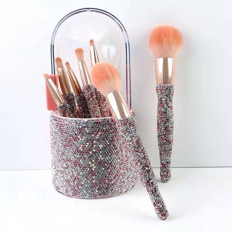 LovelyRLovely LovelyRLovely Light Luxury Diamond-embed LovelyRLovely Light Luxury Diamond-embedded Makeup Brush Set