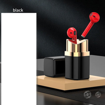 LovelyRLovely LovelyRLovely Lipstick Bluetooth Earphon Black / USB LovelyRLovely Lipstick Bluetooth Earphone