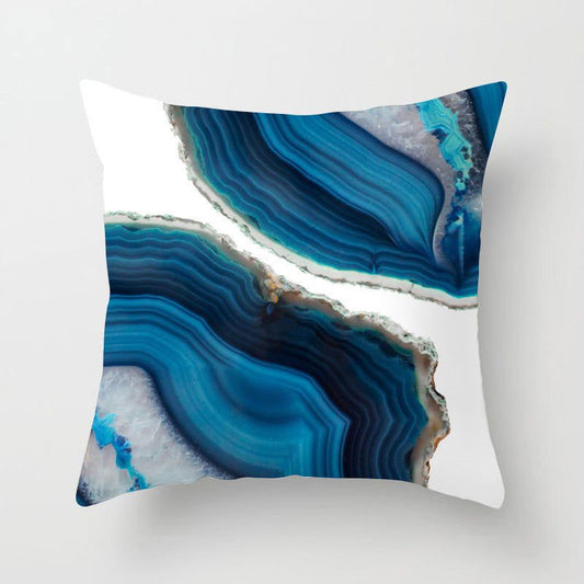 LovelyRLovely LovelyRLovely Living Room Abstract Blue DRD29 1 / 45X45cm LovelyRLovely Living Room Abstract Blue Printed Pillow