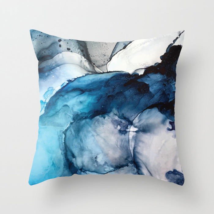 LovelyRLovely LovelyRLovely Living Room Abstract Blue DRD29 5 / 45X45cm LovelyRLovely Living Room Abstract Blue Printed Pillow