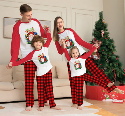 LovelyRLovely LovelyRLovely Long Sleeve T-Shirt Plaid Red / Baby12M LovelyRLovely Long Sleeve T-Shirt Plaid Family Matching Pajamas